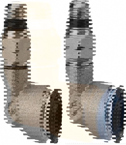 Push-To-Connect Tube to Universal Thread Tube Fitting: Swivel Elbow, 1/8